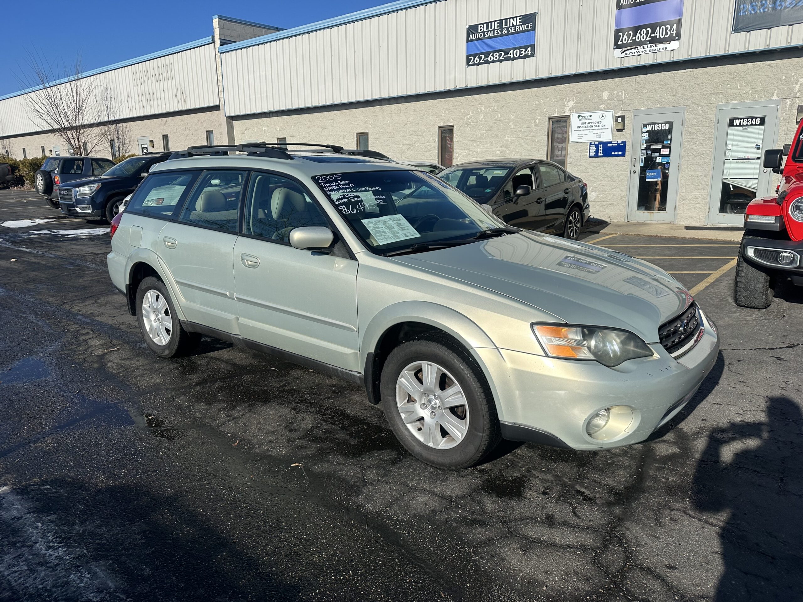 
								2005 Subaru Outback Limited Timing Belt Water Pump Head Gaskets just replaced full									