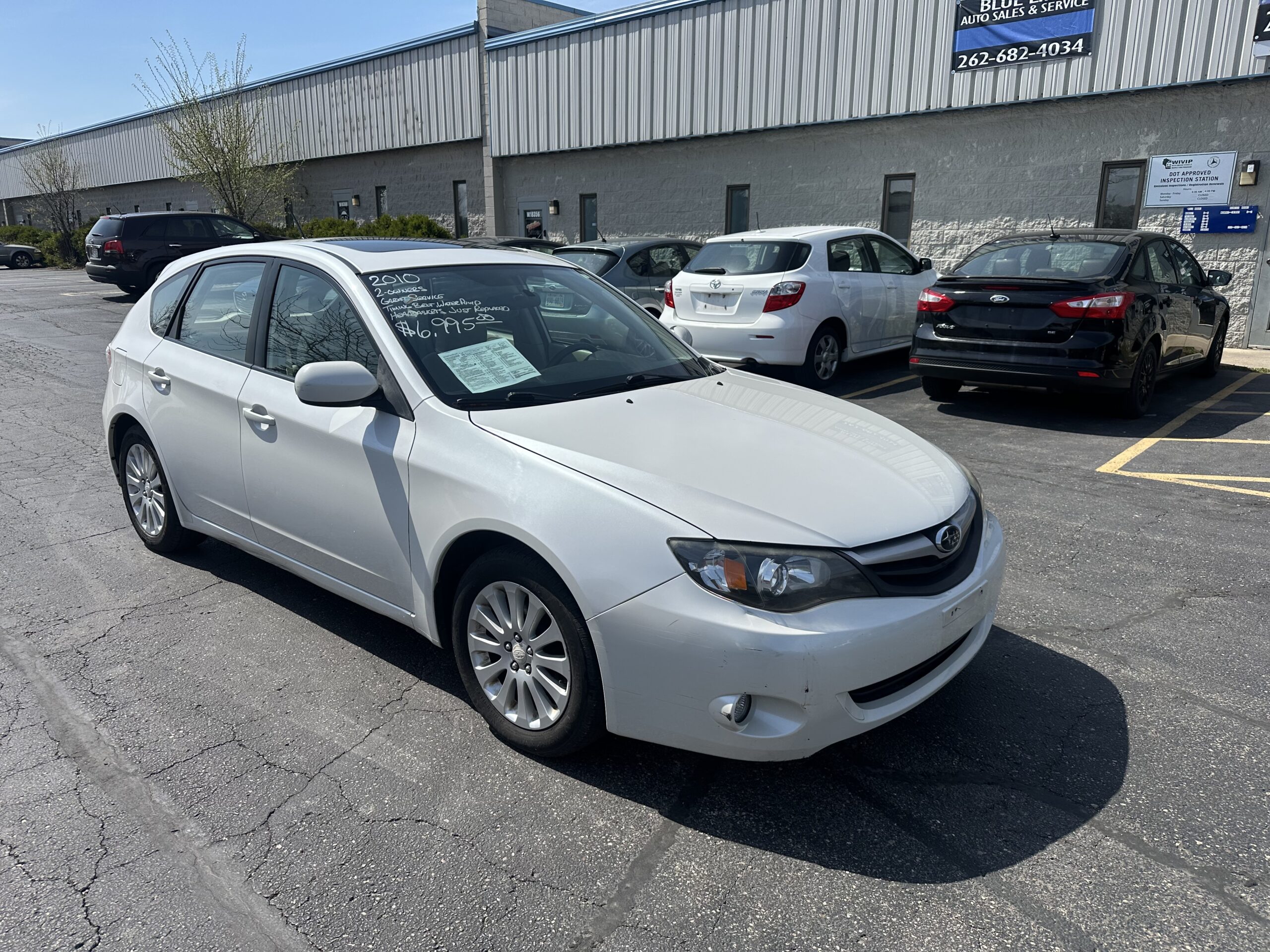 
								2010 Subaru Impreza Hatchback. Timing Belt Water Pump Head Gaskets just replaced full									