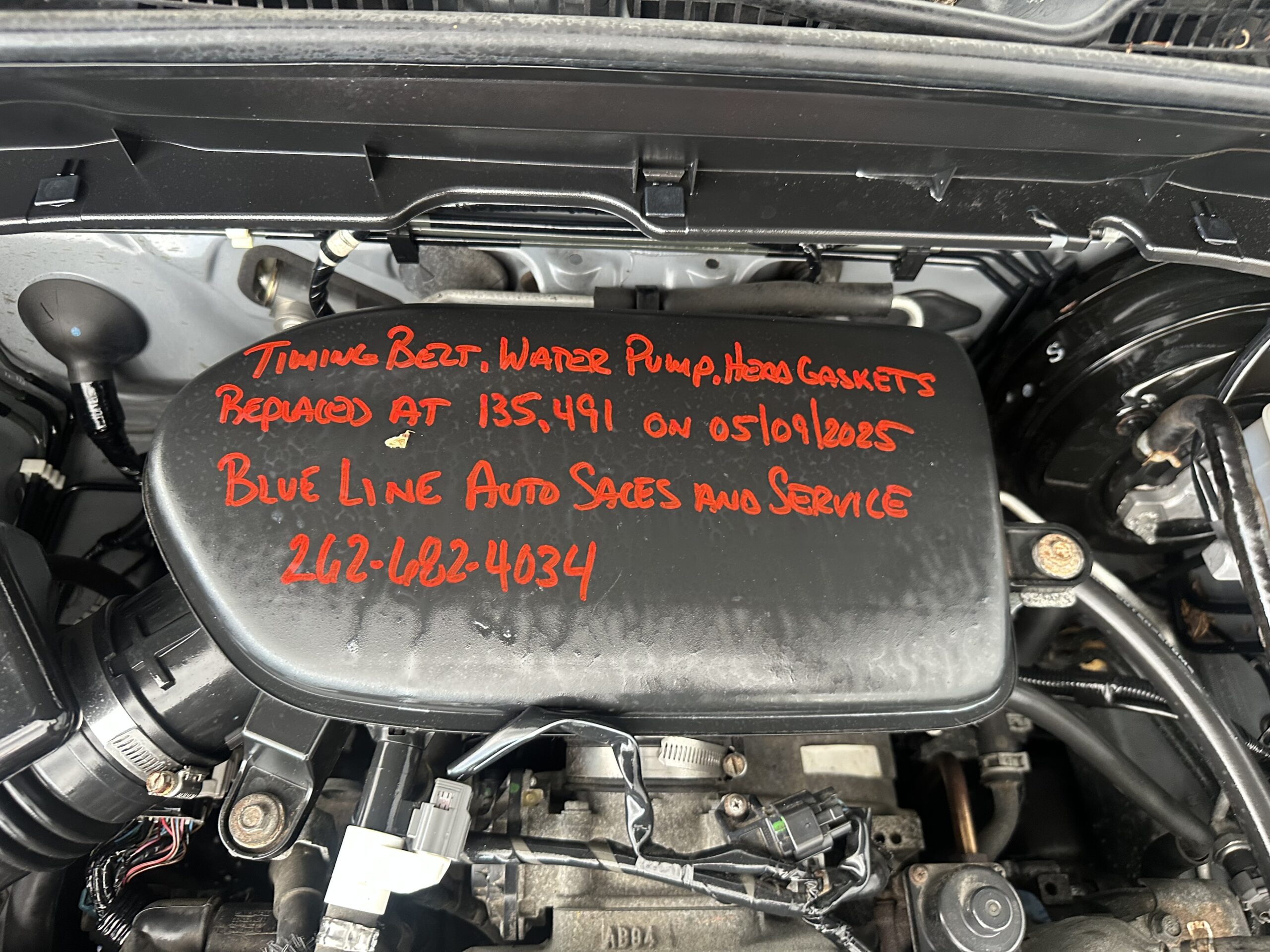 
								2010 Subaru Forester 2.5 Premium Timing Belt Water Pump Head Gaskets just replaced full									