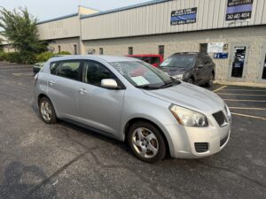 2009 Pontiac Vibe. One Owner. Car comes with a 12 month 12,000 mile warranty.